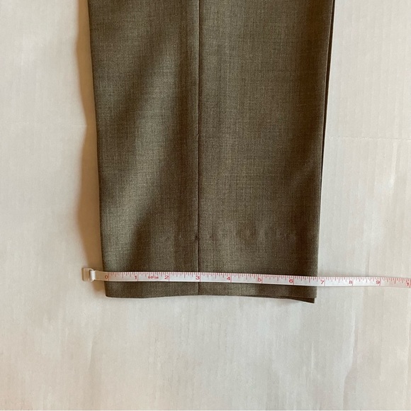 Louis Raphael Luxe 100% Worsted Wool Men’s Tapered Leg Dress Pants Slacks- 32/30 - Picture 9 of 11